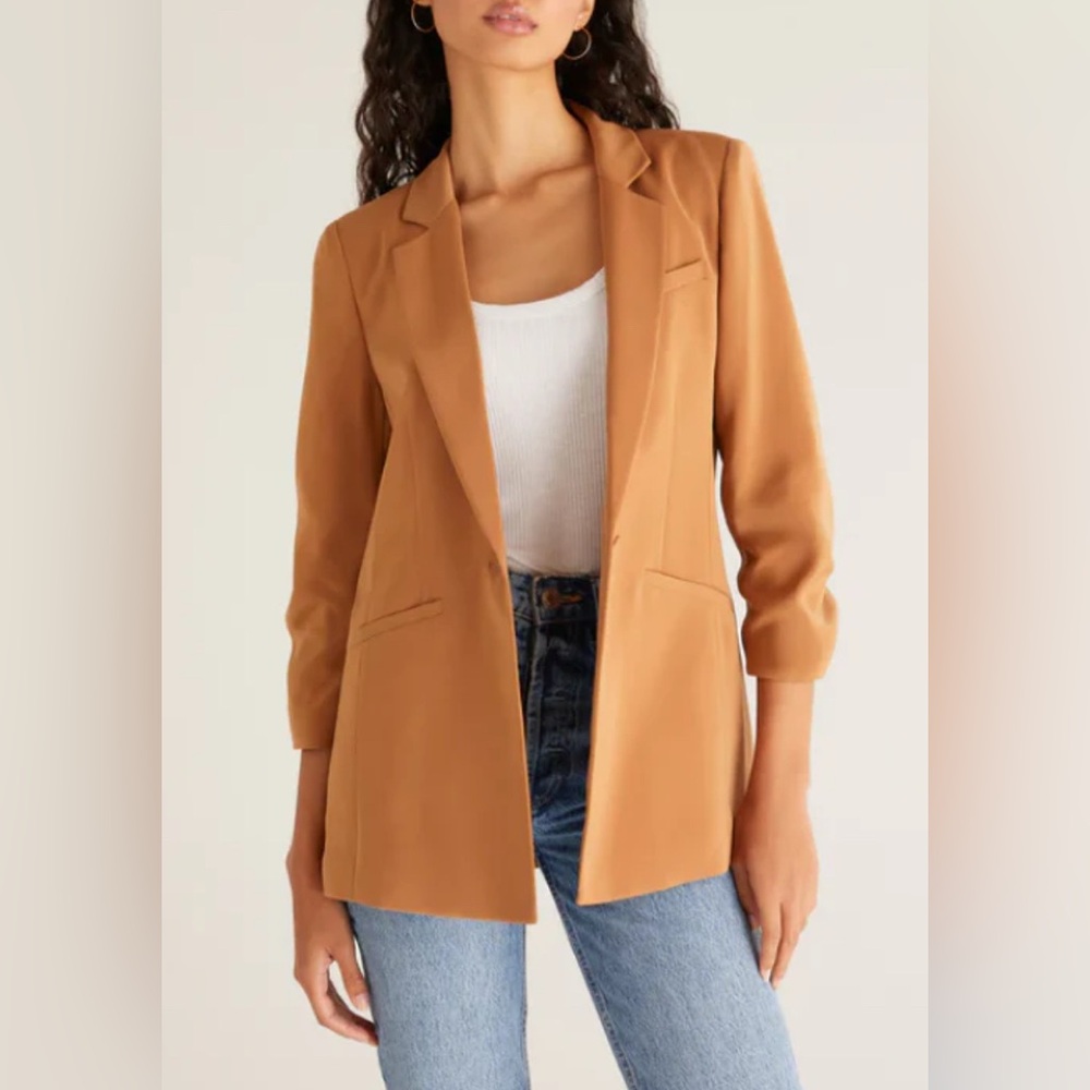 Z SUPPLY Cinema Blazer in tan sz XS